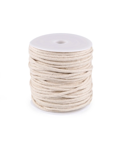 Šnúra na drhanie macrame a háčkovanie / priadza Ø4 mm - 50 m | Mimib