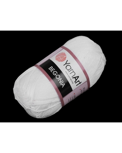 Bavlnená pletacia priadza Begonia 50 g - 1 ks | Mimib