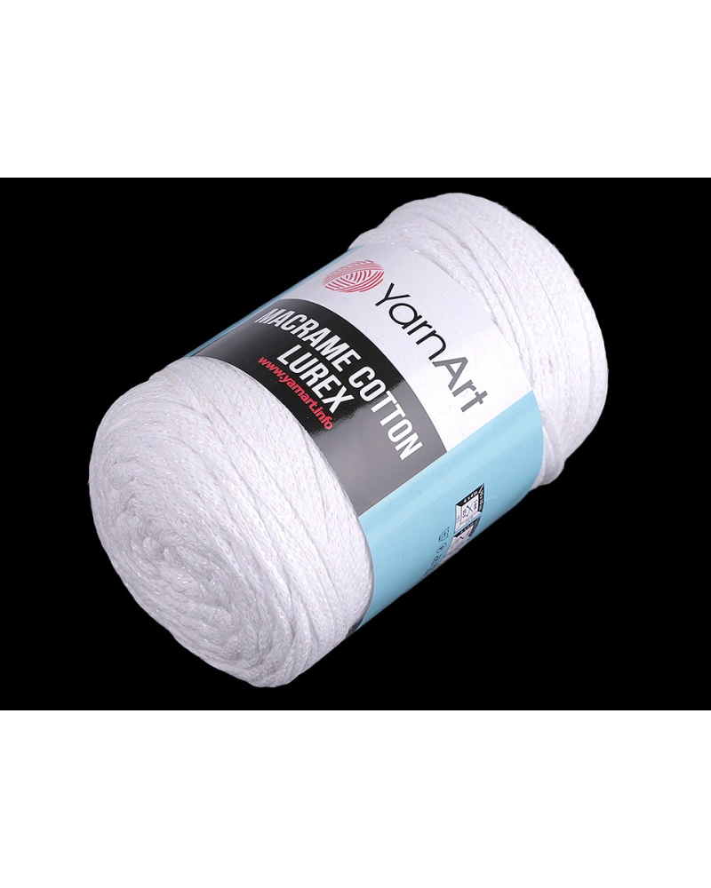 Pletacia priadza Macrame Cotton lurex 250 g - 1 ks | Mimib