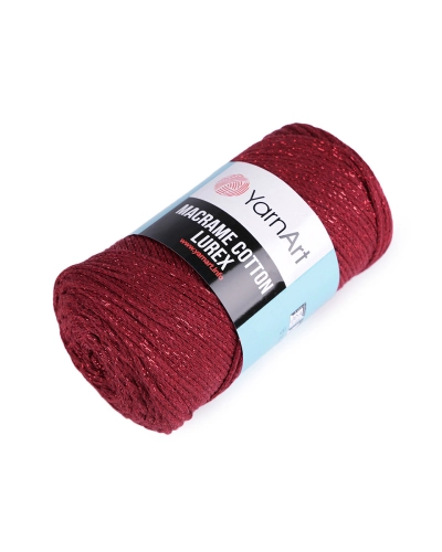 Pletacia priadza Macrame Cotton lurex 250 g - 1 ks | Mimib