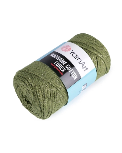 Pletacia priadza Macrame Cotton lurex 250 g - 1 ks | Mimib