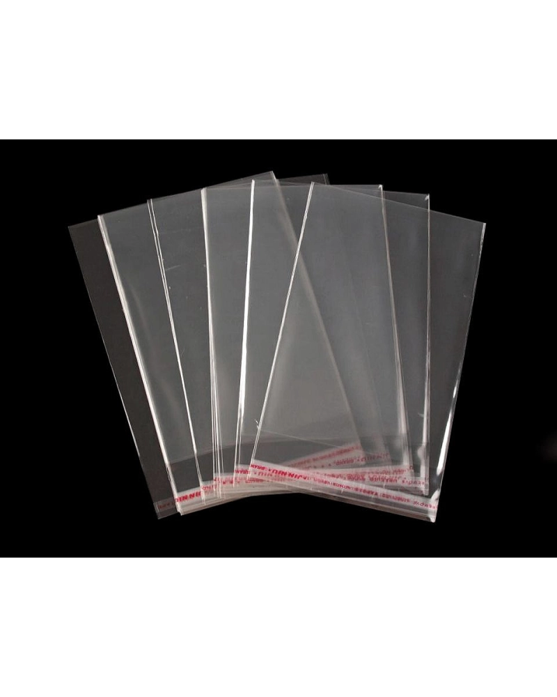 PP vrecko s lepiacou lištou 8x12 cm - 100 ks | Mimib