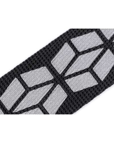 Popruh s reflexním potiskem šíře 20 mm - 1 m | Mimib