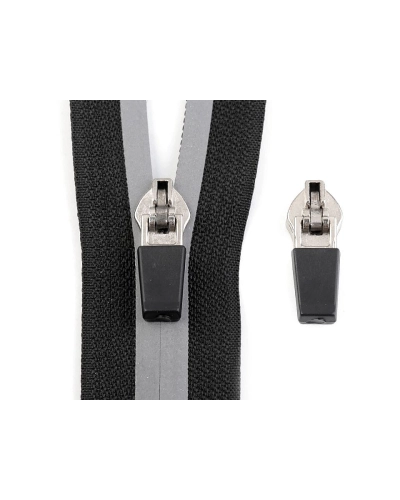 Jezdec ke spirálovým reflexním zipům No 5 semi-autolock - 5 ks | Mimib