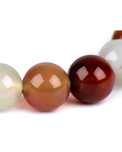 Náramek achát multicolor, syntetický minerál - 1 ks | Mimib