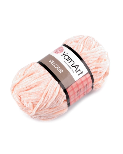 Pletací žinylková příze Velour 100 g - 1 ks | Mimib