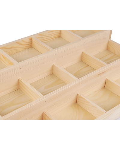 Dřevěné plato / organizér 3 patrový 24x35,5 cm - 1 ks | Mimib