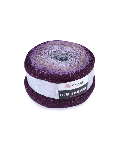 Pletací příze Flowers Moonlight s lurexem 260 g - 1 ks | Mimib