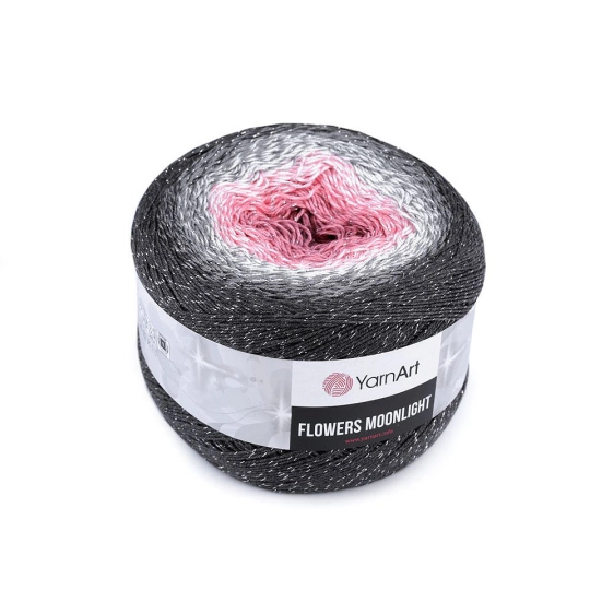 Pletací příze Flowers Moonlight s lurexem 260 g - 1 ks | Mimib