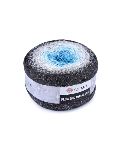 Pletací příze Flowers Moonlight s lurexem 260 g - 1 ks | Mimib