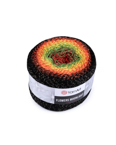 Pletací příze Flowers Moonlight s lurexem 260 g - 1 ks | Mimib