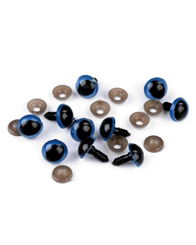 Oči kočičí s pojistkou Ø14 mm - 10 sada | Mimib