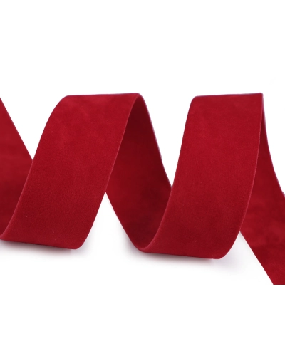 Semišová stuha velvet oboustranná šíře 25 mm - 1 m | Mimib