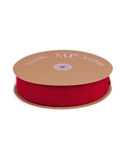 Semišová stuha velvet oboustranná šíře 40 mm - 1 m | Mimib