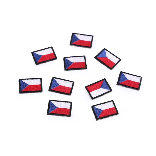 Nažehlovačka mini česká vlajka - 10 ks | Mimib