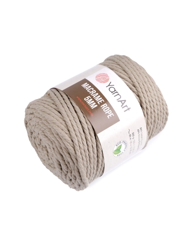Pletací příze Macrame Rope Ø5 mm 500 g rozčesávací - 1 ks | Mimib