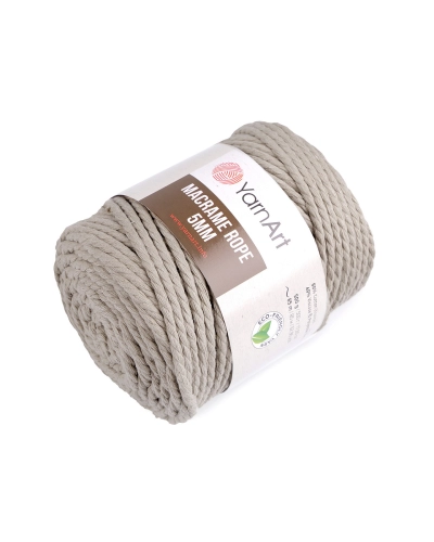 Pletací příze Macrame Rope Ø5 mm 500 g rozčesávací - 1 ks | Mimib