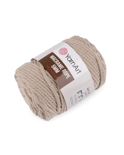 Pletací příze Macrame Rope Ø5 mm 500 g rozčesávací - 1 ks | Mimib