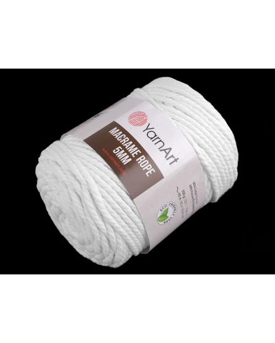 Pletací příze Macrame Rope Ø5 mm 500 g rozčesávací - 1 ks | Mimib