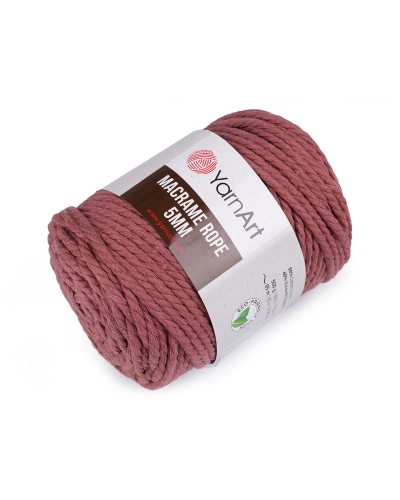 Pletací příze Macrame Rope Ø5 mm 500 g rozčesávací - 1 ks | Mimib