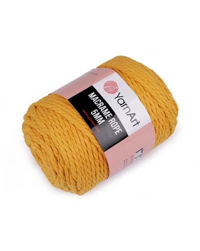 Pletací příze Macrame Rope Ø5 mm 500 g rozčesávací - 1 ks | Mimib