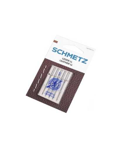 Strojové jehly na kůži sdružené 80, 90, 100 Schmetz na kartě - 1 karta | Mimib