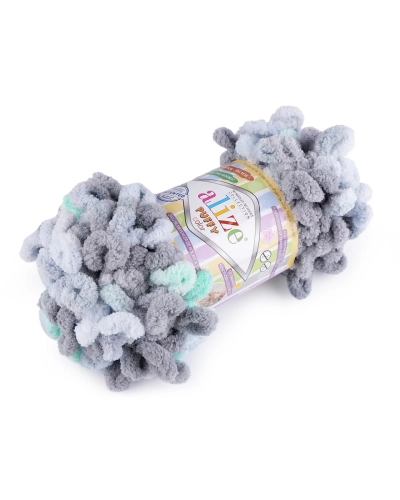 Pletací příze Alize Puffy color 100 g - 1 ks | Mimib