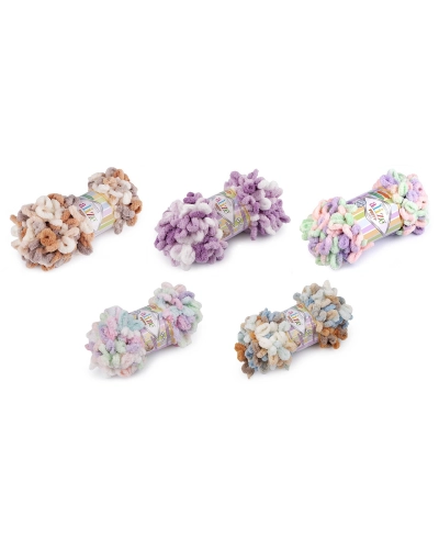 Pletací příze Alize Puffy color 100 g - 1 ks | Mimib