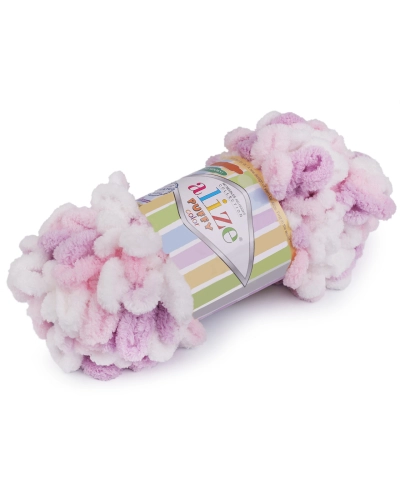 Pletací příze Alize Puffy color 100 g - 1 ks | Mimib