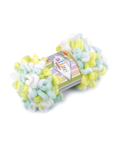 Pletací příze Alize Puffy color 100 g - 1 ks | Mimib