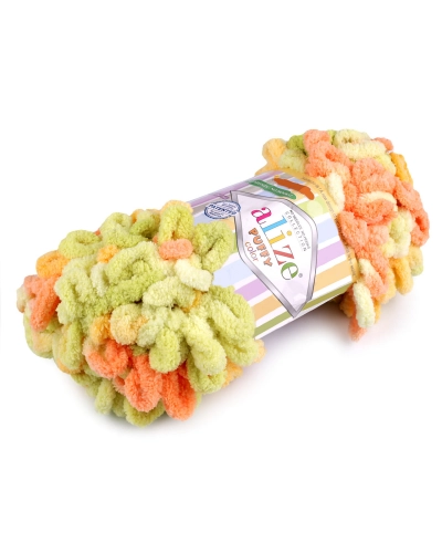 Pletací příze Alize Puffy color 100 g - 1 ks | Mimib