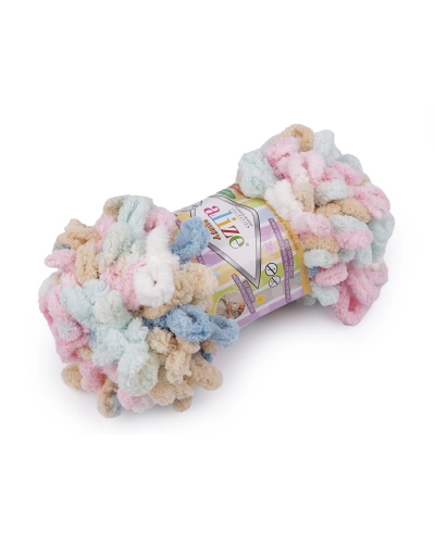 Pletací příze Alize Puffy color 100 g - 1 ks | Mimib