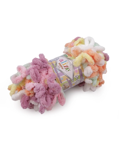 Pletací příze Alize Puffy color 100 g - 1 ks | Mimib