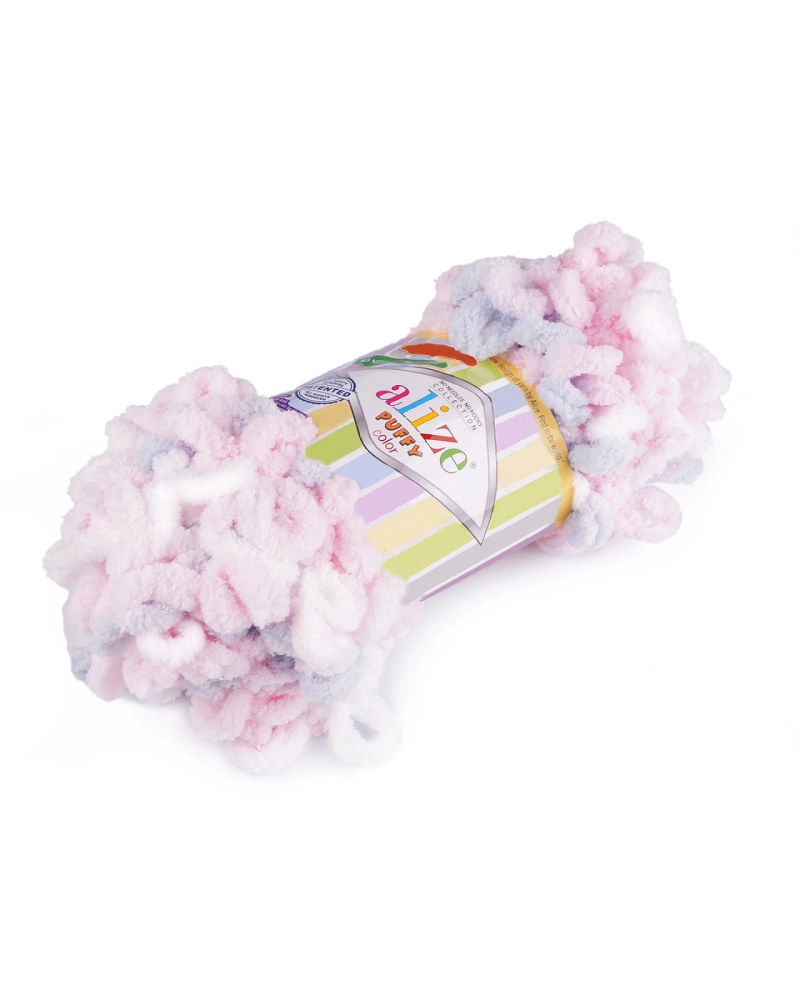 Pletací příze Alize Puffy color 100 g - 1 ks | Mimib