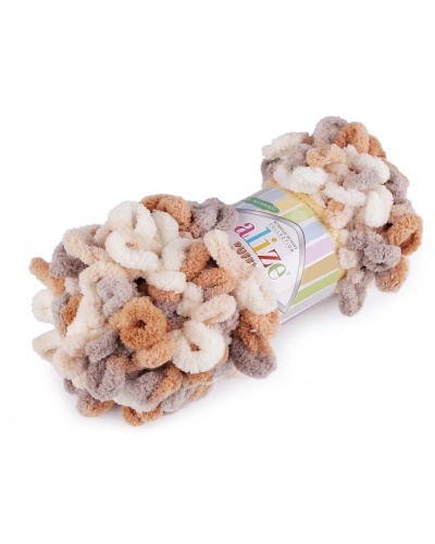 Pletací příze Alize Puffy color 100 g - 1 ks | Mimib