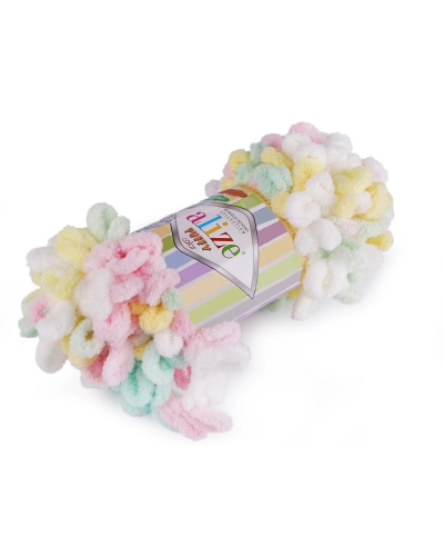 Pletací příze Alize Puffy color 100 g - 1 ks | Mimib