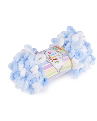 Pletací příze Alize Puffy color 100 g - 1 ks | Mimib