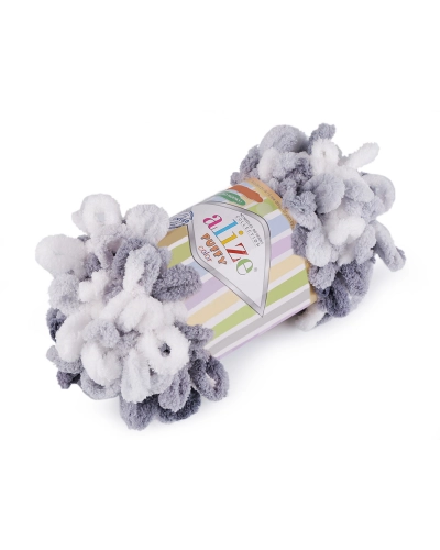 Pletací příze Alize Puffy color 100 g - 1 ks | Mimib
