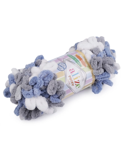 Pletací příze Alize Puffy color 100 g - 1 ks | Mimib