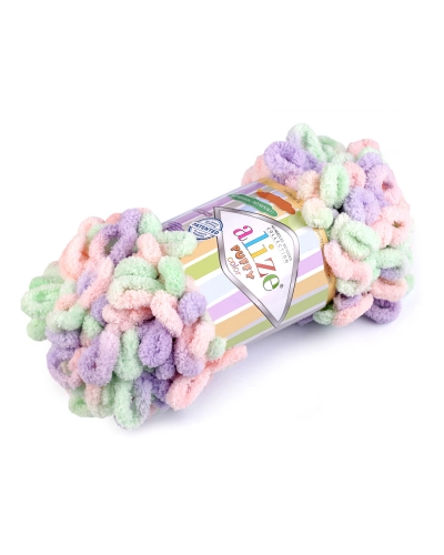 Pletací příze Alize Puffy color 100 g - 1 ks | Mimib