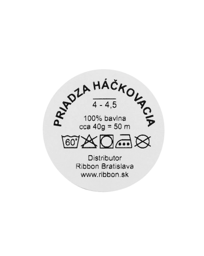 Bavlněná příze macrame / háčkovací 40 g rozčesávací - 1 ks | Mimib