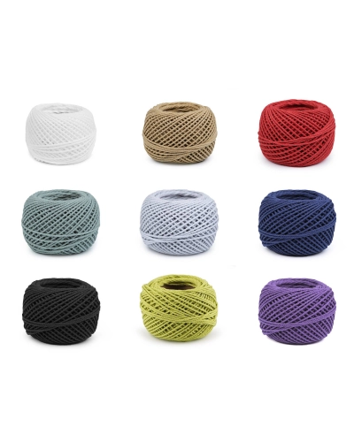 Bavlněná příze macrame / háčkovací 40 g rozčesávací - 1 ks | Mimib