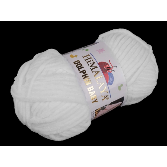 Pletacia ženilková priadza Dolphin Baby 100 g - 1 ks | Mimib