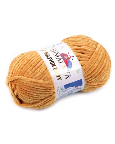Pletacia ženilková priadza Dolphin Baby 100 g - 1 ks | Mimib