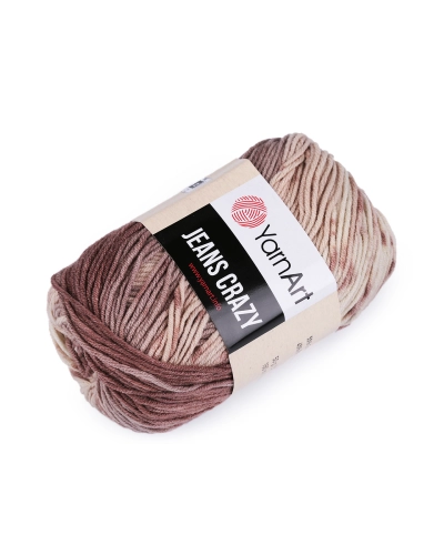 Pletacia priadza Jeans Crazy 50 g - 1 ks | Mimib