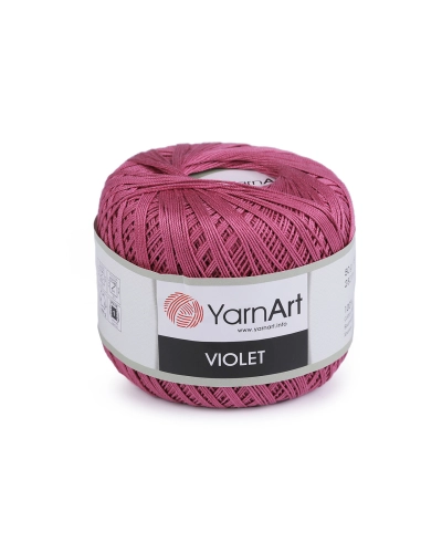 Bavlnená priadza háčkovacia Violet 50 g - 1 ks | Mimib