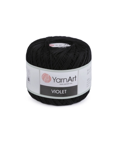 Bavlnená priadza háčkovacia Violet 50 g - 1 ks | Mimib