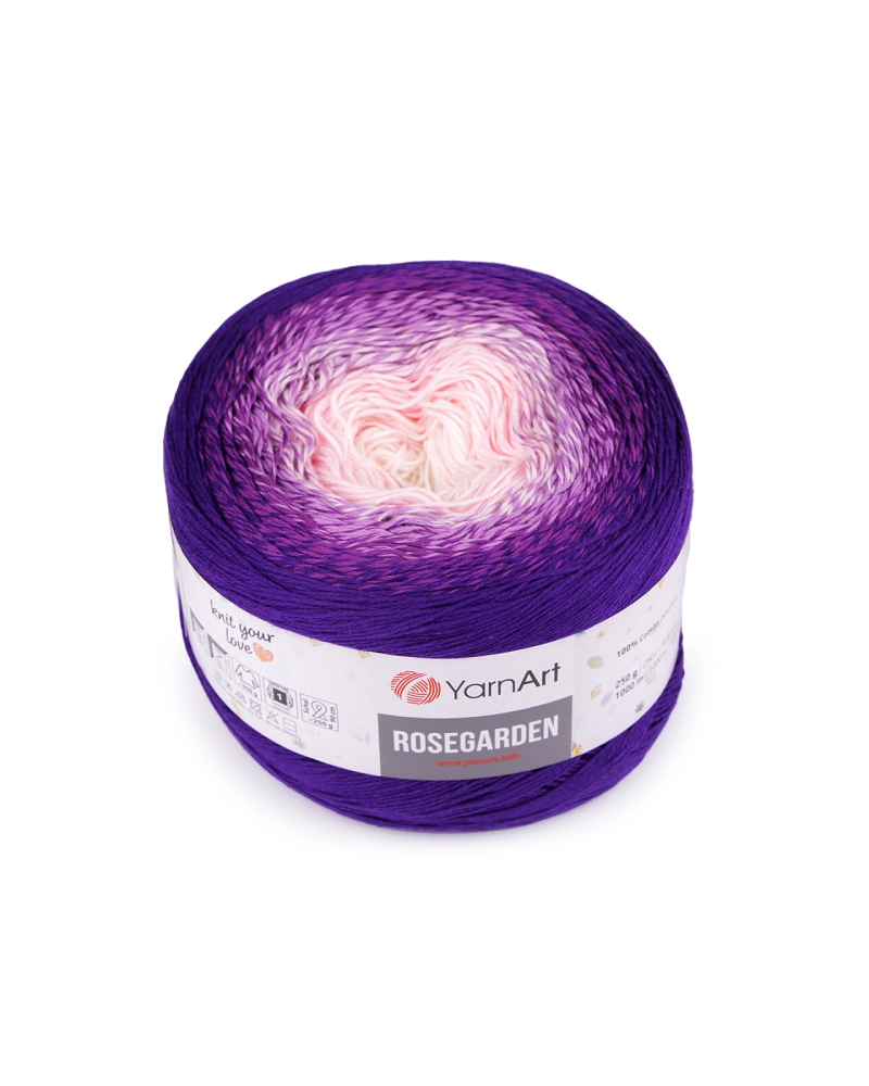 Bavlnená pletacia priadza Rosegarden 250 g - 1 ks | Mimib