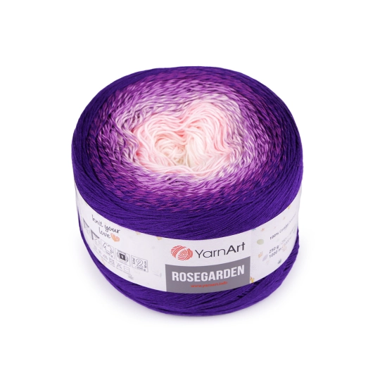 Bavlnená pletacia priadza Rosegarden 250 g - 1 ks | Mimib