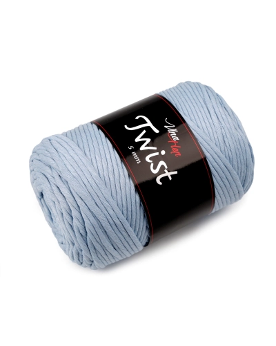 Bavlnená pletacia priadza Twist macrame 500 g rozčesávacia - 1 ks | Mimib